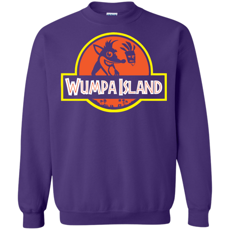 Sweatshirts Purple / S Wumpa Island Crewneck Sweatshirt