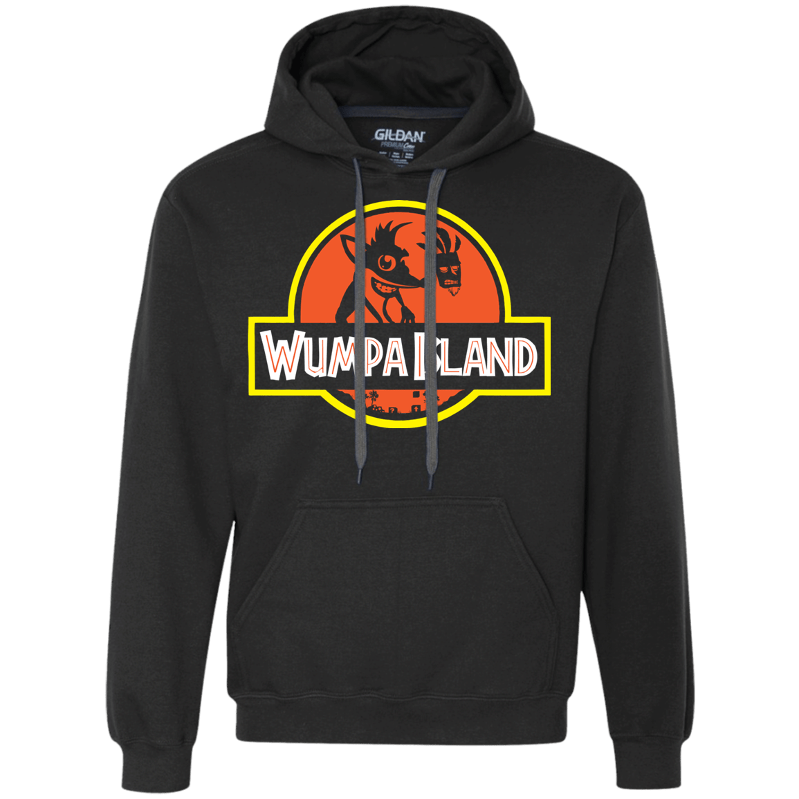 Sweatshirts Black / S Wumpa Island Premium Fleece Hoodie