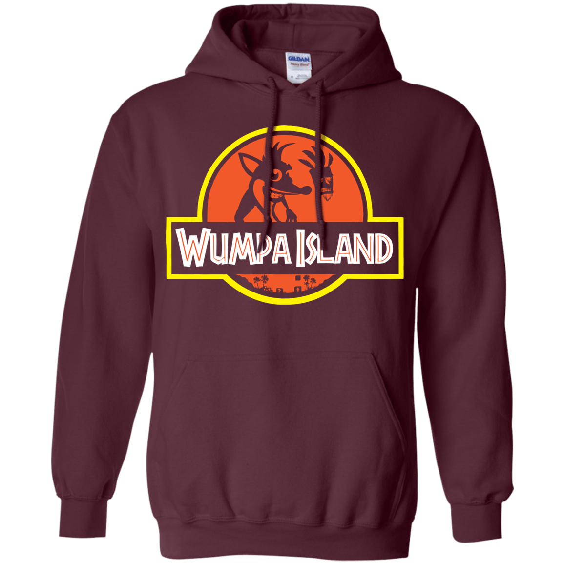 Sweatshirts Maroon / S Wumpa Island Pullover Hoodie