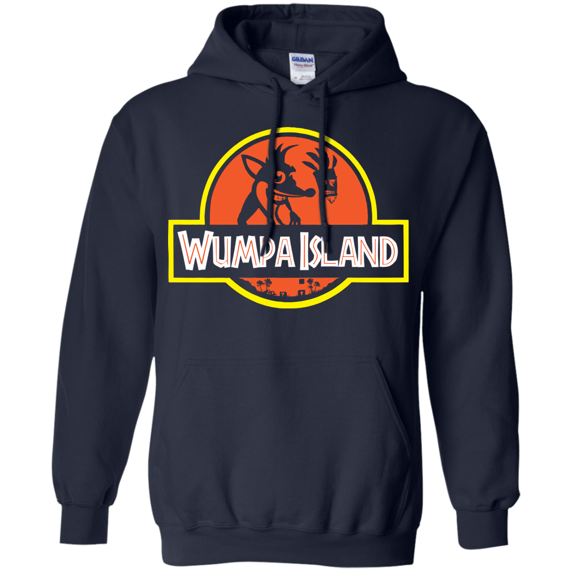 Sweatshirts Navy / S Wumpa Island Pullover Hoodie