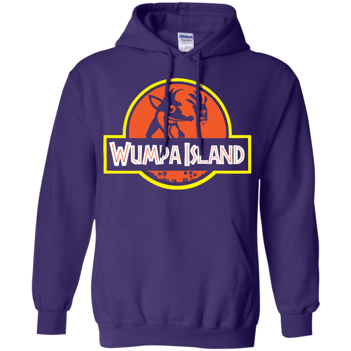 Sweatshirts Purple / S Wumpa Island Pullover Hoodie