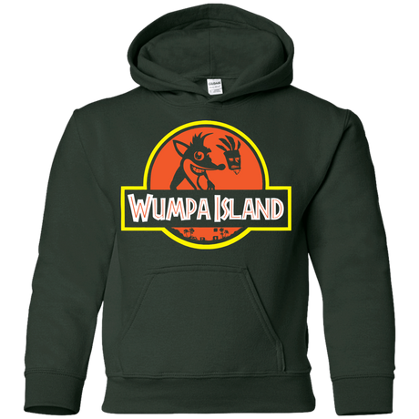 Sweatshirts Forest Green / YS Wumpa Island Youth Hoodie