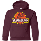 Sweatshirts Maroon / YS Wumpa Island Youth Hoodie