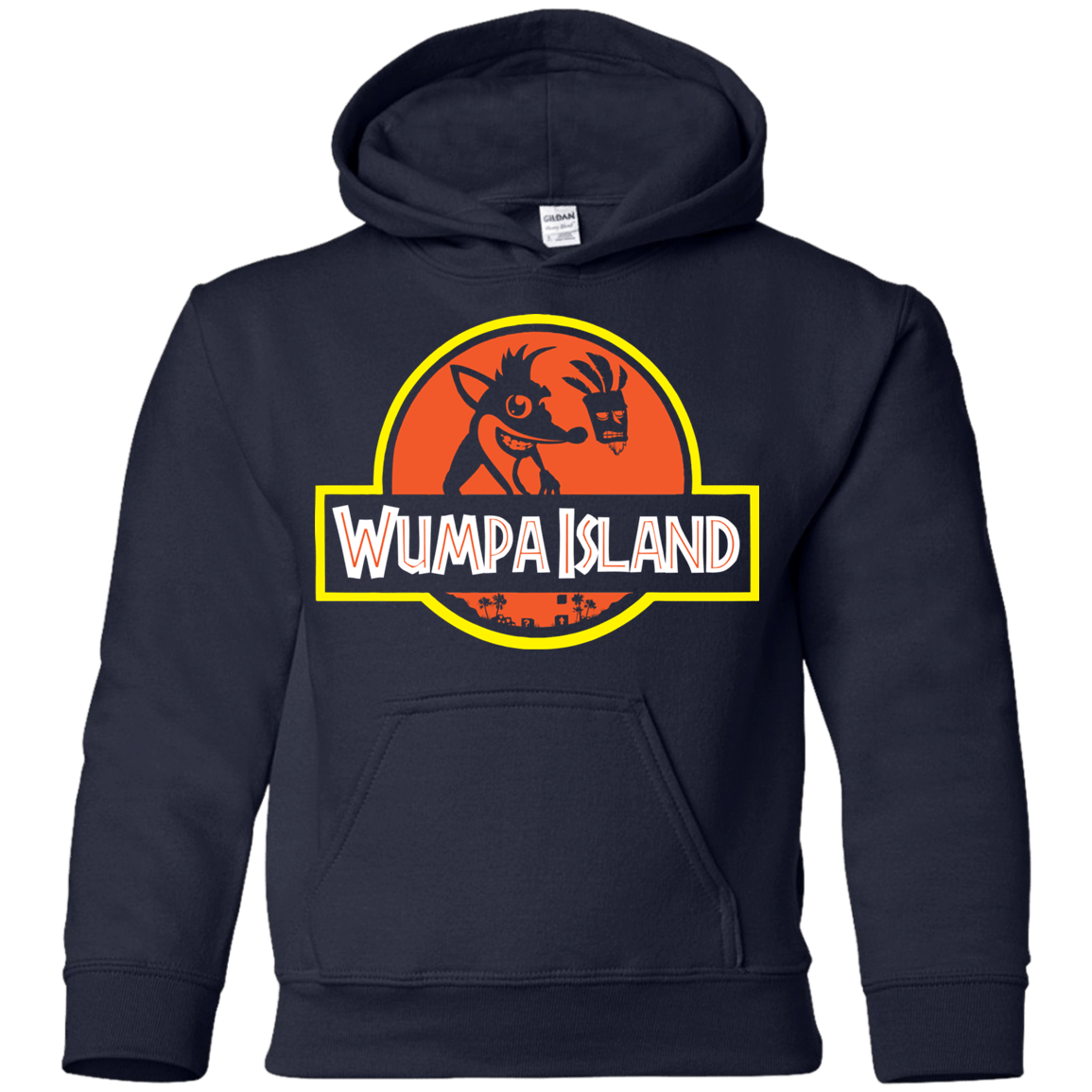 Sweatshirts Navy / YS Wumpa Island Youth Hoodie