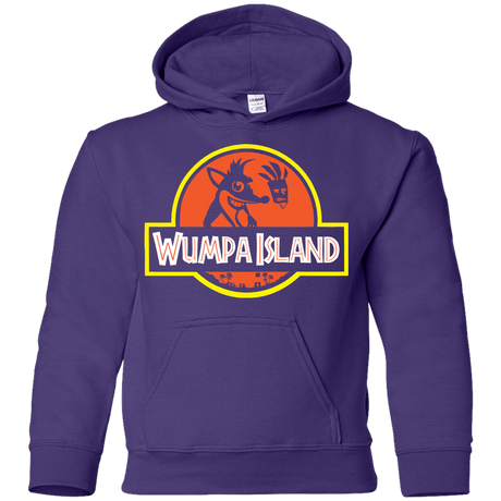 Sweatshirts Purple / YS Wumpa Island Youth Hoodie