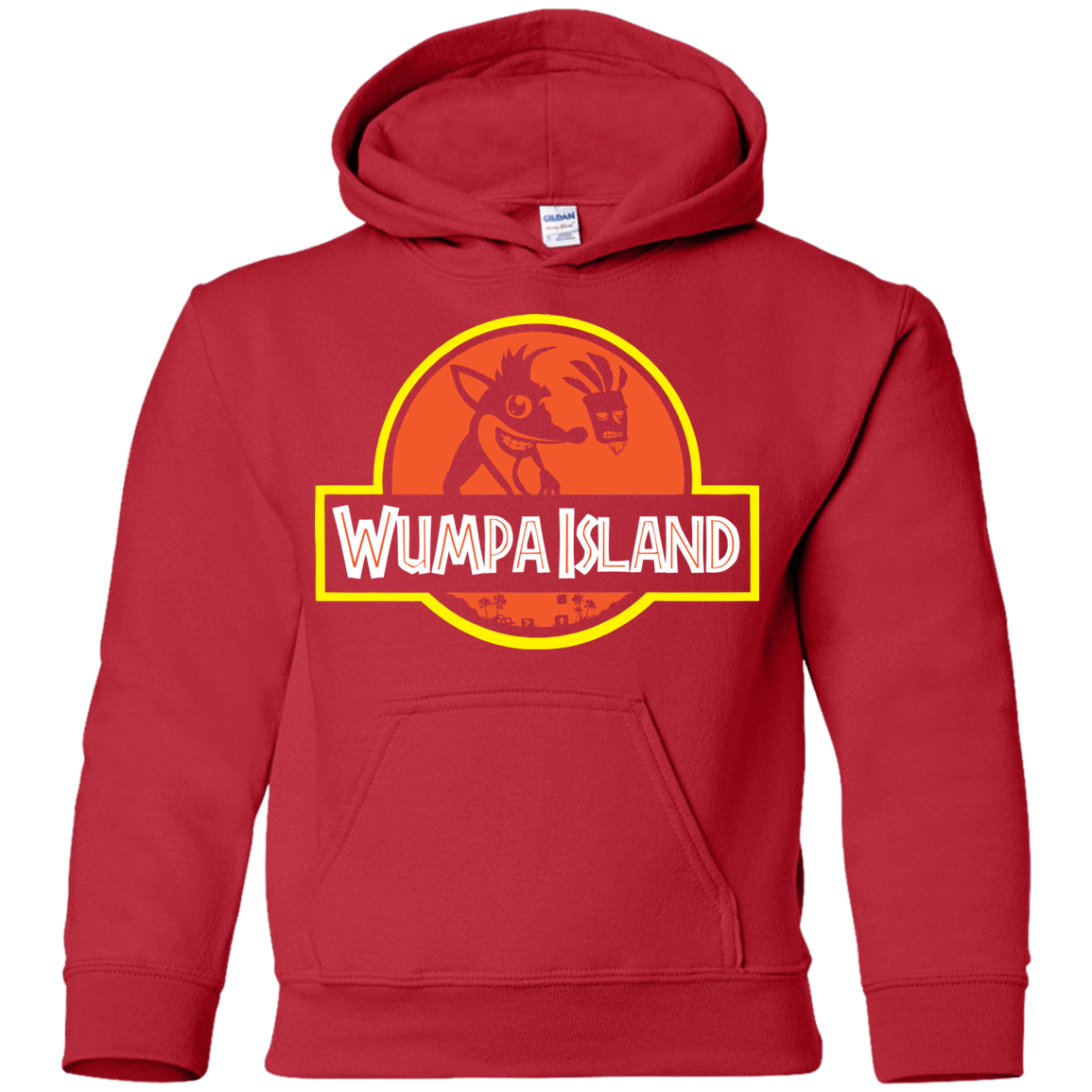 Sweatshirts Red / YS Wumpa Island Youth Hoodie