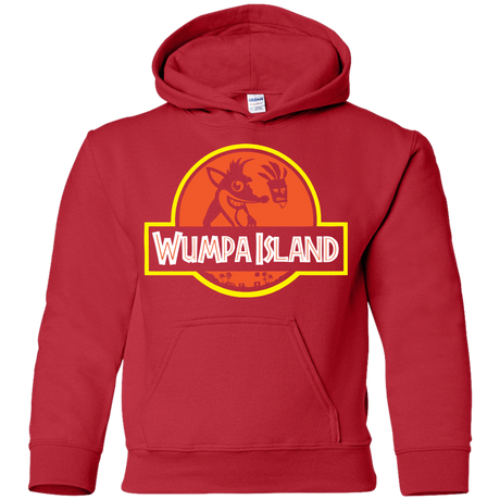 Sweatshirts Red / YS Wumpa Island Youth Hoodie