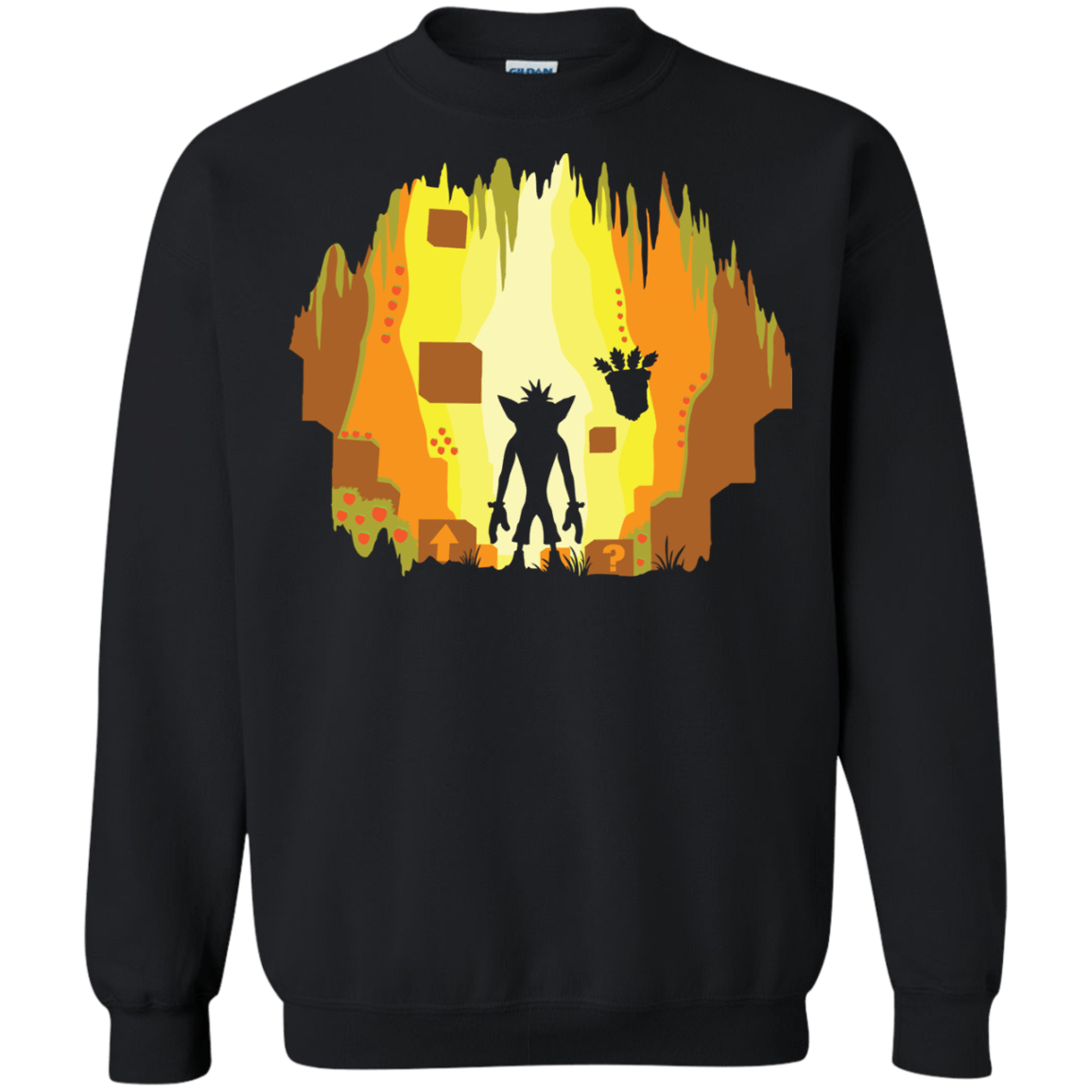 Sweatshirts Black / S Wumpa World Crewneck Sweatshirt