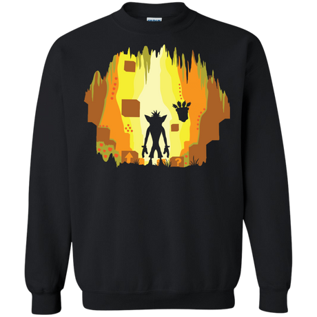 Sweatshirts Black / S Wumpa World Crewneck Sweatshirt