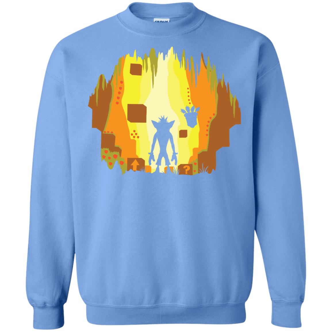 Sweatshirts Carolina Blue / S Wumpa World Crewneck Sweatshirt