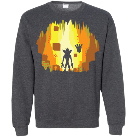 Sweatshirts Dark Heather / S Wumpa World Crewneck Sweatshirt