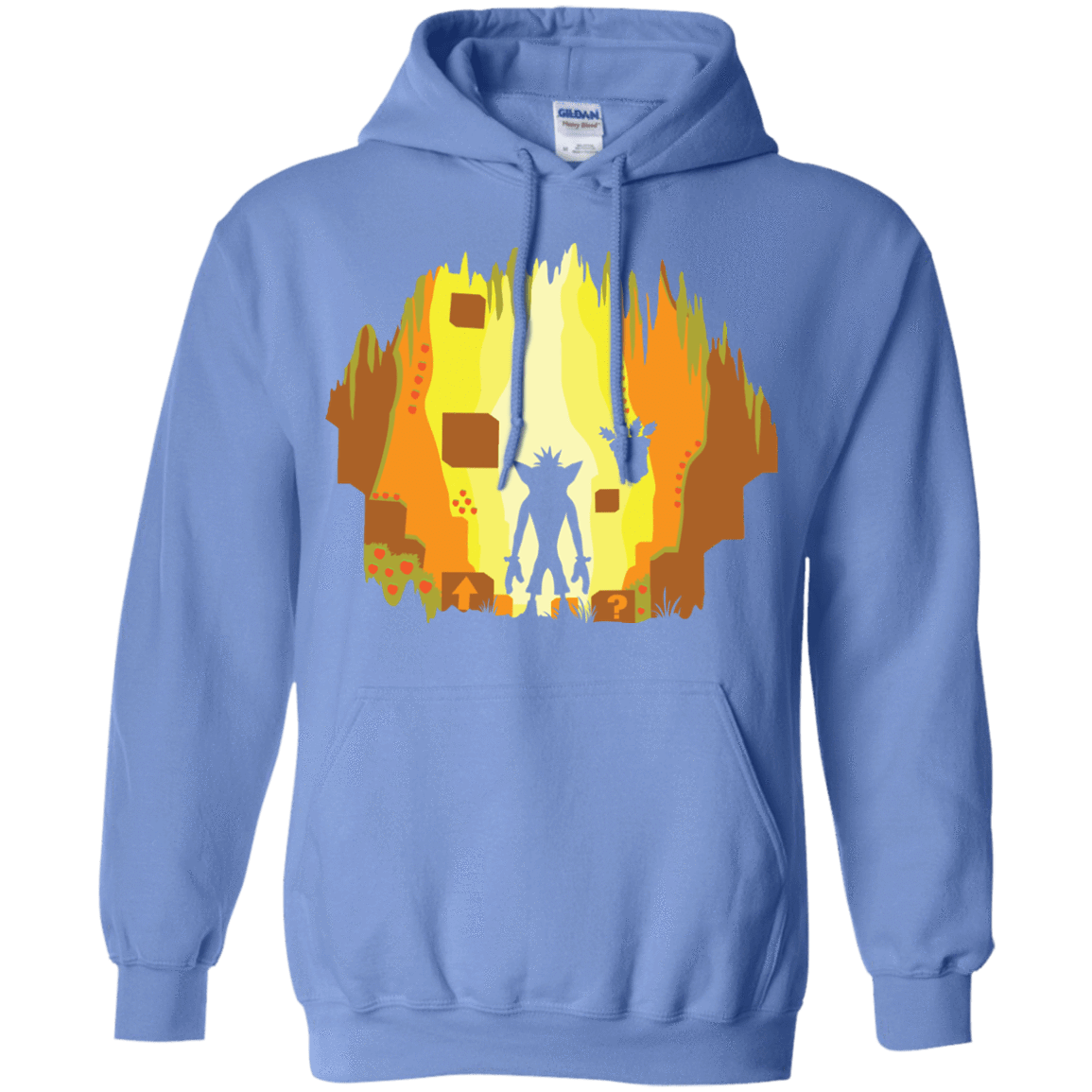 Sweatshirts Carolina Blue / S Wumpa World Pullover Hoodie