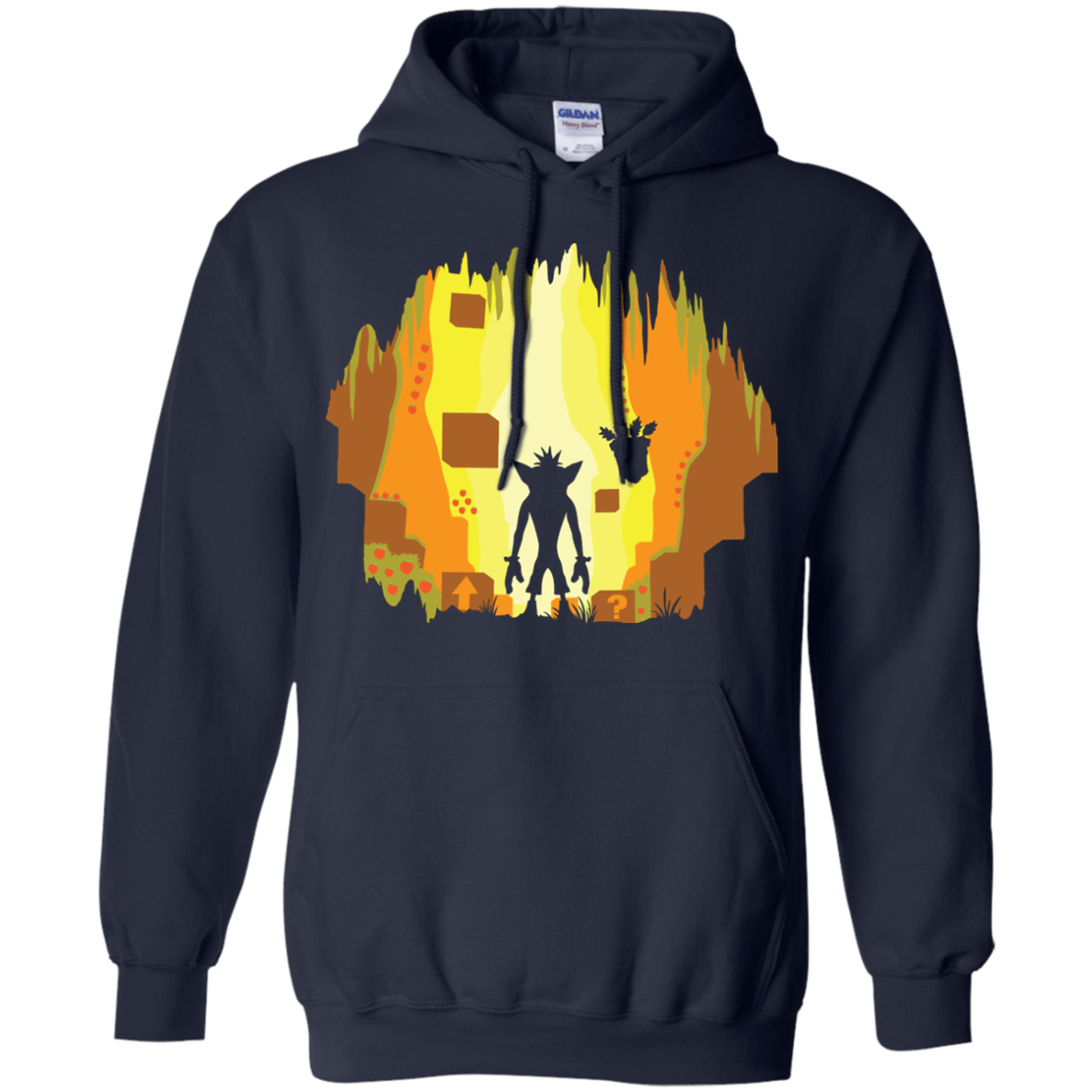 Sweatshirts Navy / S Wumpa World Pullover Hoodie