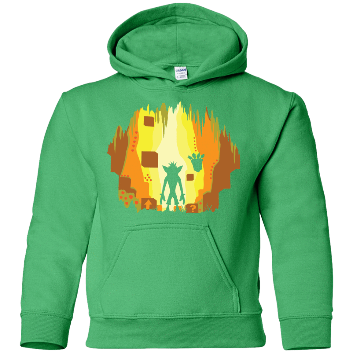 Sweatshirts Irish Green / YS Wumpa World Youth Hoodie