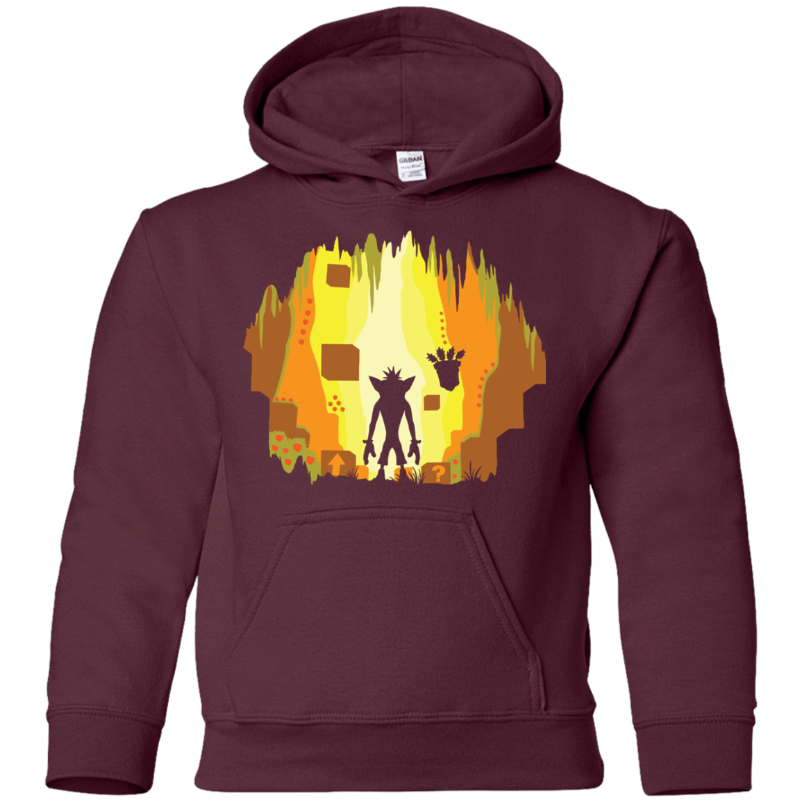 Sweatshirts Maroon / YS Wumpa World Youth Hoodie