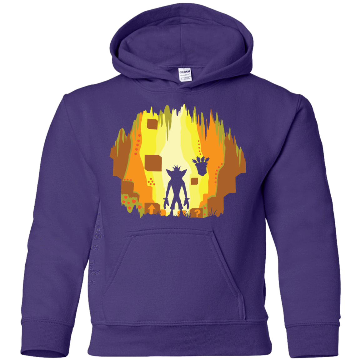 Sweatshirts Purple / YS Wumpa World Youth Hoodie