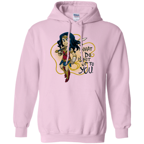 Sweatshirts Light Pink / Small WW Text Pullover Hoodie