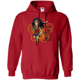 Sweatshirts Red / Small WW Text Pullover Hoodie