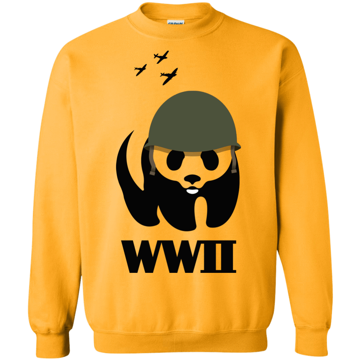 Sweatshirts Gold / S WWII Panda Crewneck Sweatshirt