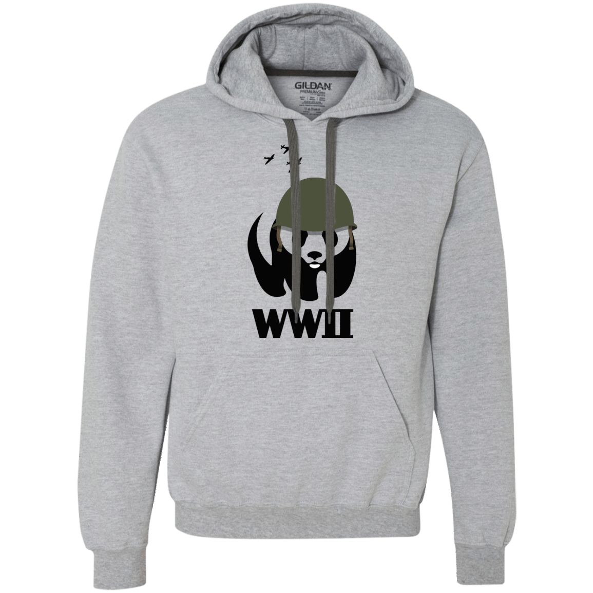 Sweatshirts Sport Grey / S WWII Panda Premium Fleece Hoodie