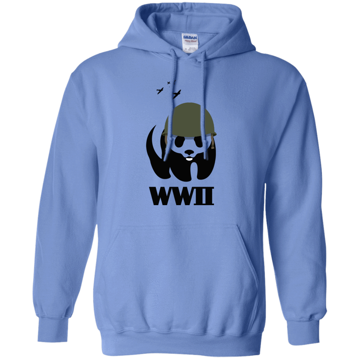 Sweatshirts Carolina Blue / S WWII Panda Pullover Hoodie