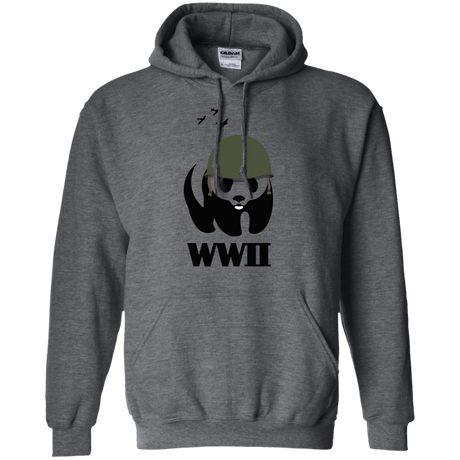 Sweatshirts Dark Heather / S WWII Panda Pullover Hoodie