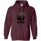 Sweatshirts Maroon / S WWII Panda Pullover Hoodie