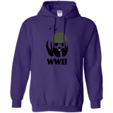 Sweatshirts Purple / S WWII Panda Pullover Hoodie