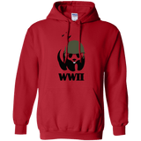 Sweatshirts Red / S WWII Panda Pullover Hoodie