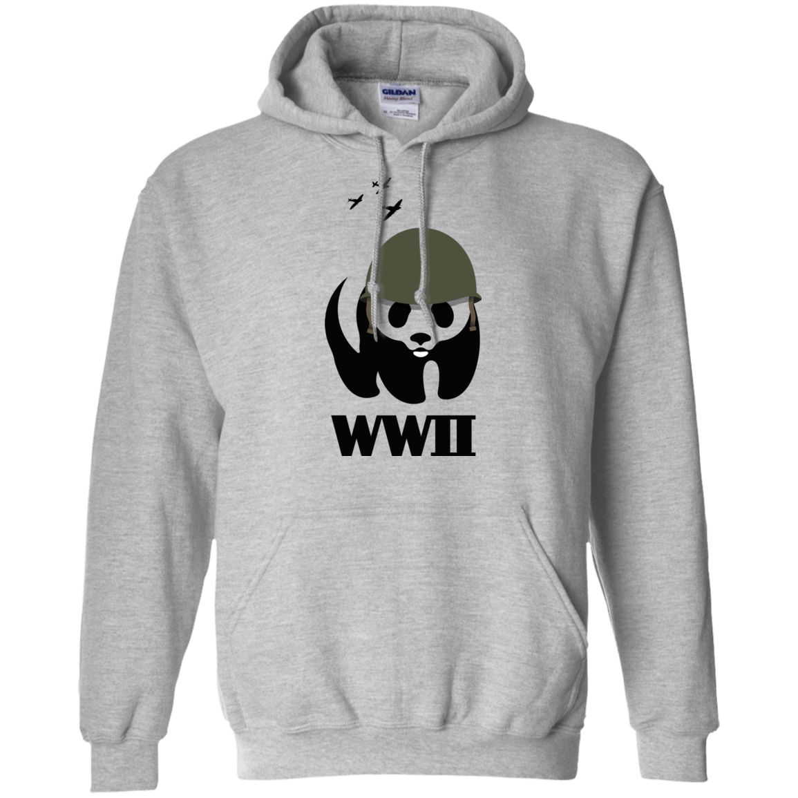 Sweatshirts Sport Grey / S WWII Panda Pullover Hoodie