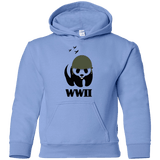 Sweatshirts Carolina Blue / YS WWII Panda Youth Hoodie