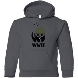 Sweatshirts Charcoal / YS WWII Panda Youth Hoodie