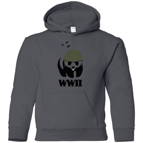 Sweatshirts Charcoal / YS WWII Panda Youth Hoodie