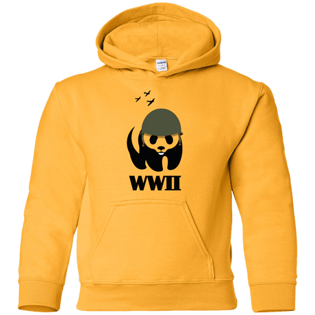Sweatshirts Gold / YS WWII Panda Youth Hoodie