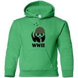 Sweatshirts Irish Green / YS WWII Panda Youth Hoodie