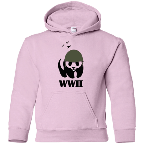 Sweatshirts Light Pink / YS WWII Panda Youth Hoodie