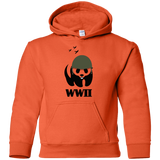 Sweatshirts Orange / YS WWII Panda Youth Hoodie