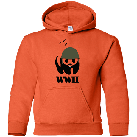 Sweatshirts Orange / YS WWII Panda Youth Hoodie