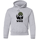 Sweatshirts Sport Grey / YS WWII Panda Youth Hoodie