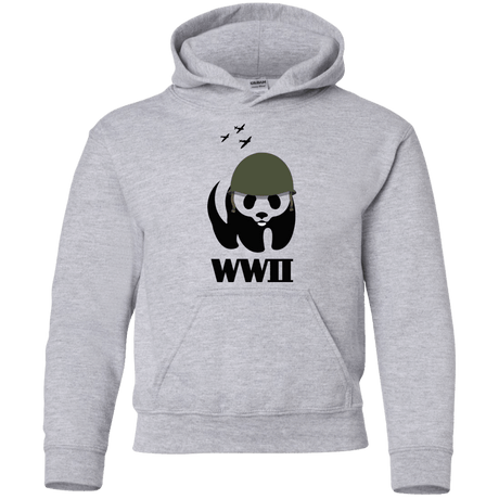Sweatshirts Sport Grey / YS WWII Panda Youth Hoodie