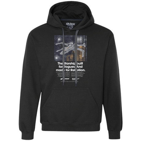 Sweatshirts Black / Small X-Fighter Premium Fleece Hoodie