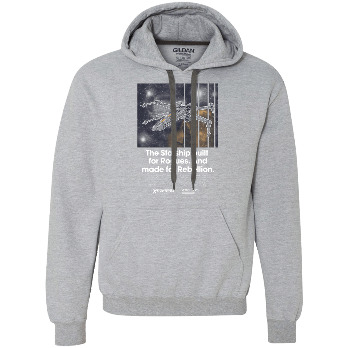 Sweatshirts Sport Grey / Small X-Fighter Premium Fleece Hoodie