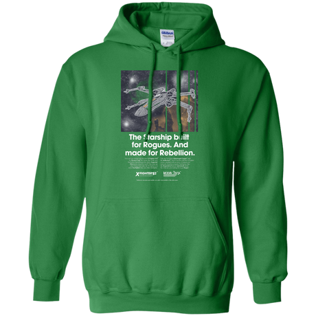 Sweatshirts Irish Green / Small X-Fighter Pullover Hoodie