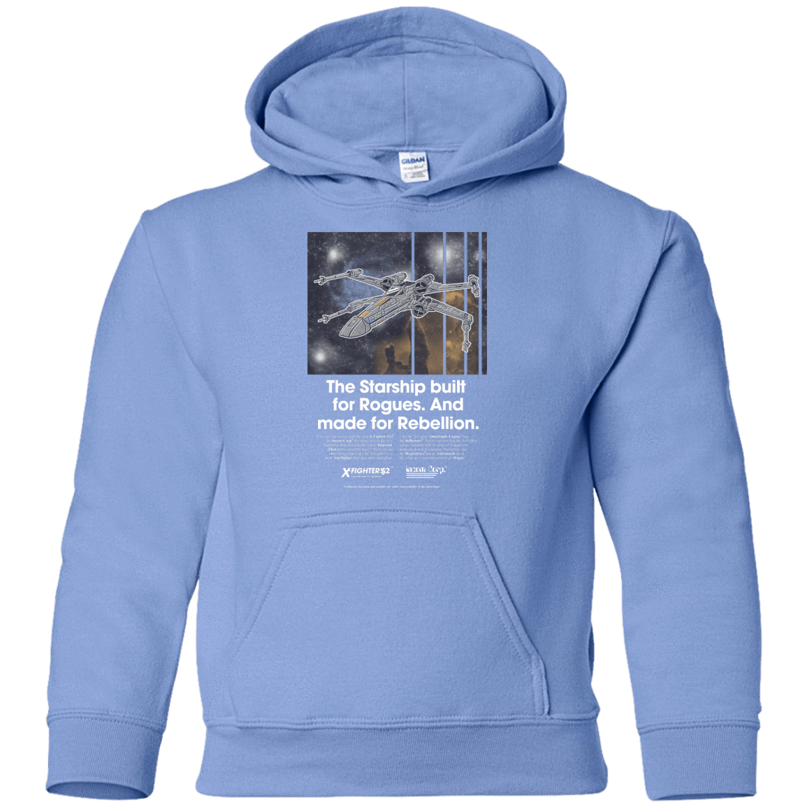 Sweatshirts Carolina Blue / YS X-Fighter Youth Hoodie