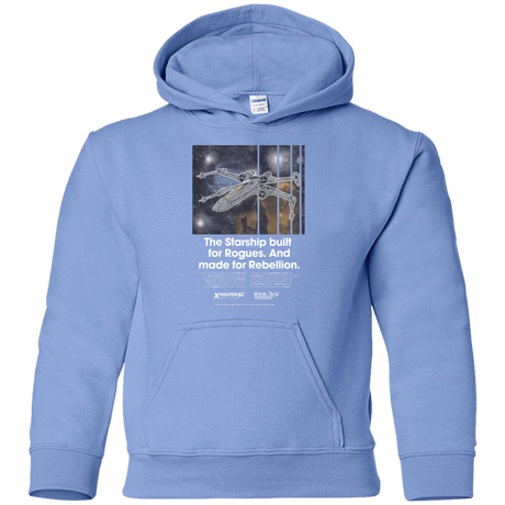 Sweatshirts Carolina Blue / YS X-Fighter Youth Hoodie