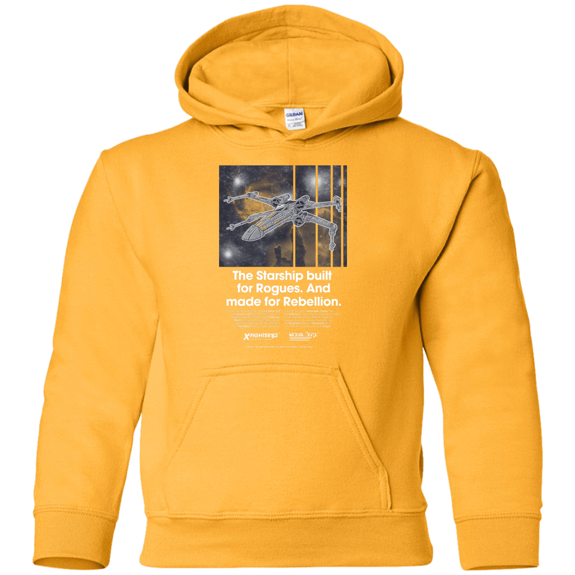 Sweatshirts Gold / YS X-Fighter Youth Hoodie