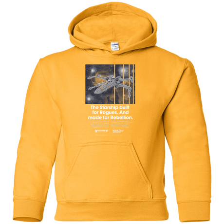 Sweatshirts Gold / YS X-Fighter Youth Hoodie