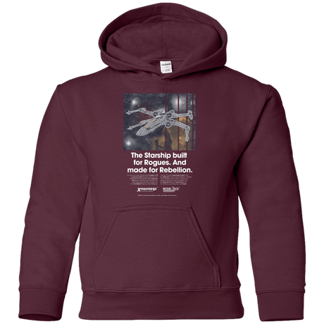 Sweatshirts Maroon / YS X-Fighter Youth Hoodie