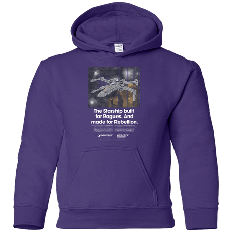 Sweatshirts Purple / YS X-Fighter Youth Hoodie