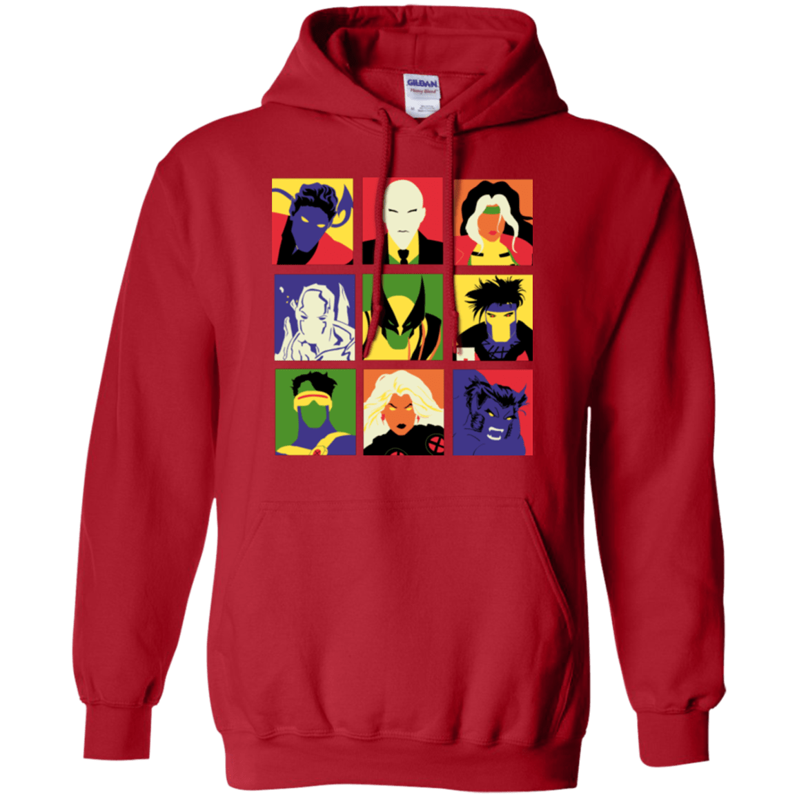 Sweatshirts Red / Small X pop Pullover Hoodie